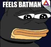 bat pepe feels bat man 