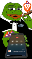 bat pepe hands you phone bat department 