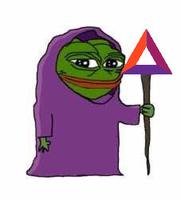 bat pepe small wizard holds bat staff 