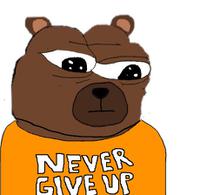 bobo never give up shirt 