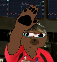 bobo paw up crying green chart 