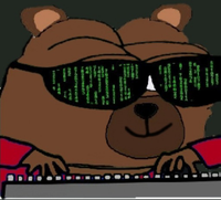 bobo sunglasses matrix code keyboard 