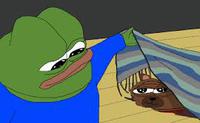 bobo under rug found by pepe 