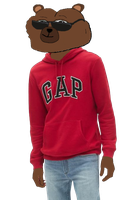 bobo wearing gap hoodie 