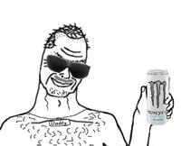 boomer uncle drinking monster 