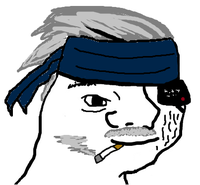 boomer uncle smoking bandana 