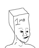 brainlet 1mb block head 