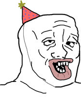 brainlet birthday hat 