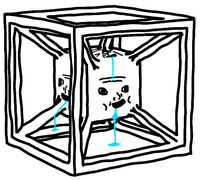 brainlet cube drool 