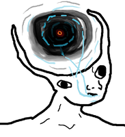 brainlet eats blackhole 