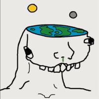 brainlet flat earth plain 