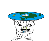 brainlet flat earth rubber duck 