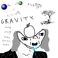 brainlet newton discovers gravity 