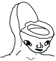 brainlet toilet seat head 