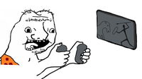 grug playing prehistoric nintendo switch 