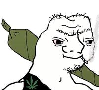 grug smoking weed 