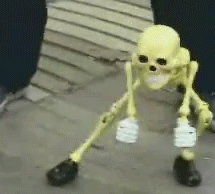 dancing skeleton 