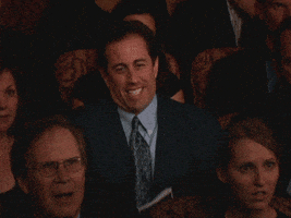jerry seinfeld leaves throws hands up leaves theater 