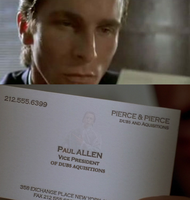 bateman hates paul allens card 