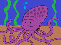 cartoon octopus 