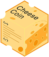 cheese coin cube 