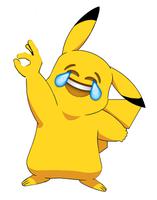 emoji pikachu standing 