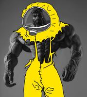 giga chad hazmat suit 