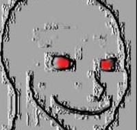 grey glitch wojak 