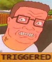 hank hill triggered 