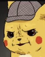 pikachu angry wearing ball cap 