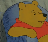 pooh bear unimpressed 