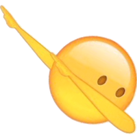 smiley face emoji dabbing 