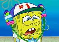 spongebob number 1 hat 