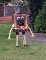 spongebob on fire 