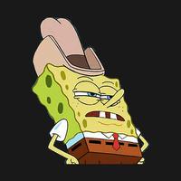 spongebob ten gallon hat 