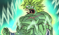 pepe angry going super saiyan 