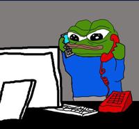 pepe apu answers two phones 