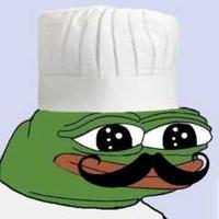 pepe apu chefs hat mustache 