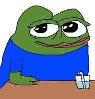 pepe apu glass of water 