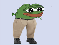 pepe apu khaki pants small arms 