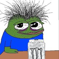 pepe apu schizo drinking monster 