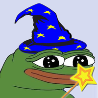 pepe apu wizard hat wand 