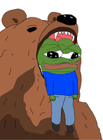 pepe bears mouth 