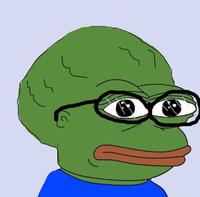 pepe big brain glasses 