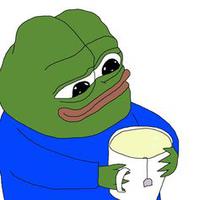 pepe big cup of tea 