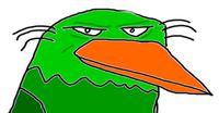 pepe bird large beek 