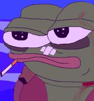 pepe blade runner smoking 