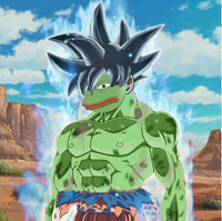 pepe blue super saiyan 