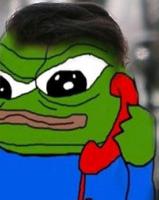 pepe bog answers phone 