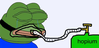 pepe breathing green hopium 